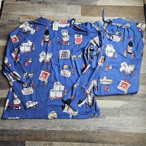 Munki Munki Costco Theme Women's Pajamas Set Jogger Style